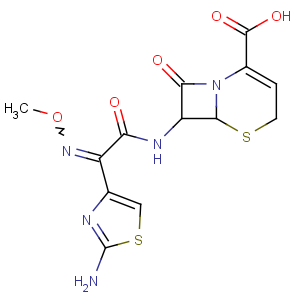 CAS No:68401-81-0 (6R,7R)-7-[[(2Z)-2-(2-amino-1,<br />3-thiazol-4-yl)-2-methoxyiminoacetyl]amino]-8-oxo-5-thia-1-azabicyclo[4.<br />2.0]oct-2-ene-2-carboxylic acid