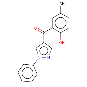 CAS No:68430-93-3 4-(2-Hydroxy-5-methylbenzoyl)-1-phenylpyrazole