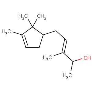 CAS No:68480-04-6 3-methyl-5-(2,2,3-trimethyl-3-cyclopenten-1-yl)pent-3-en-2-ol