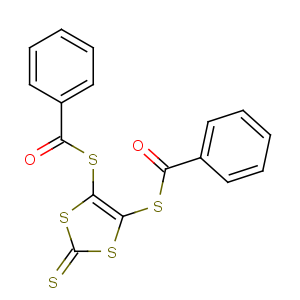 CAS No:68494-08-6 S-(5-benzoylsulfanyl-2-sulfanylidene-1,3-dithiol-4-yl)<br />benzenecarbothioate