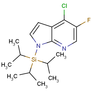 CAS No:685513-94-4 (4-chloro-5-fluoropyrrolo[2,3-b]pyridin-1-yl)-tri(propan-2-yl)silane