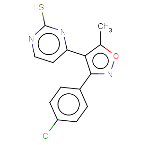 CAS No:685542-51-2 4-[3-(4-Chlorophenyl)-5-methyl-4-isoxazolyl]-2-pyrimidinethiol