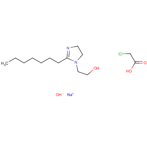 CAS No:68608-64-0 Acetic acid, chloro-, reaction products with 2-heptyl-4,5-dihydro-1H-imidazole-1-ethanol and sodium hydroxide