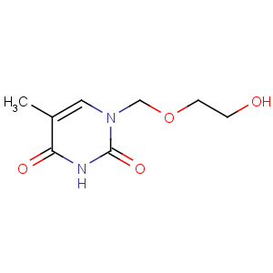 CAS No:68724-11-8 1-(2-hydroxyethoxymethyl)-5-methylpyrimidine-2,4-dione