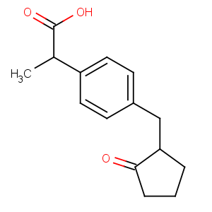 CAS No:68767-14-6 2-[4-[(2-oxocyclopentyl)methyl]phenyl]propanoic acid