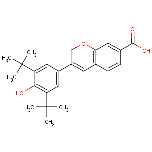 CAS No:68784-28-1 3-(3,5-ditert-butyl-4-hydroxyphenyl)-2H-chromene-7-carboxylic acid