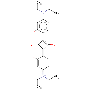 CAS No:68842-66-0 1,3-bis(2-hydroxy-4-diethylamino-phenyl)-2-oxo-cyclobutenylium-4-olat