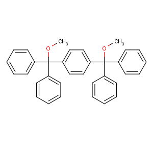 CAS No:68883-10-3 Benzene,1,4-bis(methoxydiphenylmethyl)-