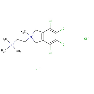 CAS No:69-27-2 trimethyl-[2-(4,5,6,7-tetrachloro-2-methyl-1,<br />3-dihydroisoindol-2-ium-2-yl)ethyl]azanium