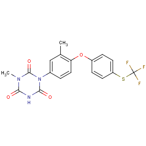 CAS No:69004-03-1 1-methyl-3-[3-methyl-4-[4-(trifluoromethylsulfanyl)phenoxy]phenyl]-1,3,<br />5-triazinane-2,4,6-trione