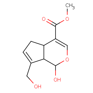 CAS No:6902-77-8 methyl<br />(1R,4aS,7aS)-1-hydroxy-7-(hydroxymethyl)-1,4a,5,<br />7a-tetrahydrocyclopenta[c]pyran-4-carboxylate