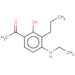 CAS No:69049-68-9 1-[4-(Ethylamino)-2-hydroxy-3-propylphenyl]ethan-1-one