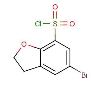 CAS No:690632-00-9 5-bromo-2,3-dihydro-1-benzofuran-7-sulfonyl chloride