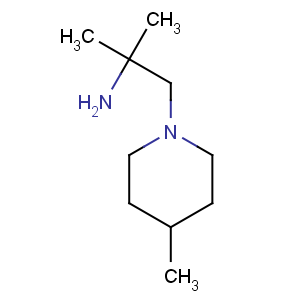 CAS No:690632-11-2 2-Methyl-1-(4-methylpiperidino)-2-propanamine