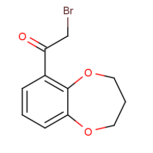 CAS No:690632-75-8 2-bromo-1-(3,4-dihydro-2H-1,5-benzodioxepin-6-yl)ethanone