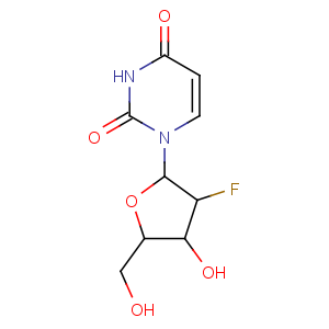 CAS No:69123-94-0 1-[(2R,3S,4R,<br />5R)-3-fluoro-4-hydroxy-5-(hydroxymethyl)oxolan-2-yl]pyrimidine-2,4-dione