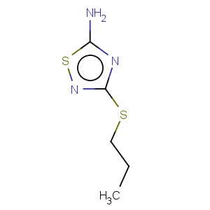 CAS No:6913-15-1 1,2,4-Thiadiazol-5-amine,3-(propylthio)-