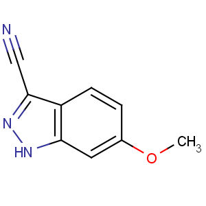 CAS No:691900-59-1 6-methoxy-1H-indazole-3-carbonitrile