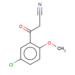 CAS No:69316-10-5 3-(5-chloro-2-methoxy-phenyl)-3-oxo-propionitrile