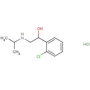 CAS No:6933-90-0 1-(2-chlorophenyl)-2-(propan-2-ylamino)ethanol