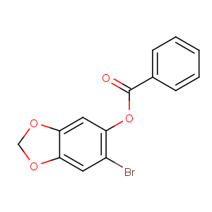 CAS No:6936-58-9 1,3-Benzodioxol-5-ol,6-bromo-, 5-benzoate