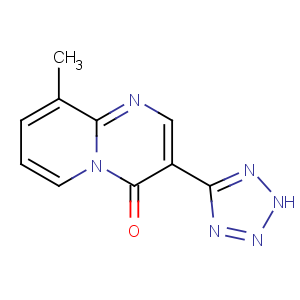 CAS No:69372-19-6 9-methyl-3-(2H-tetrazol-5-yl)pyrido[1,2-a]pyrimidin-4-one
