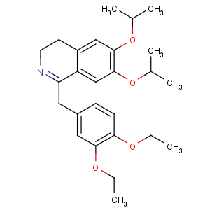 CAS No:69373-95-1 1-[(3,4-diethoxyphenyl)methyl]-6,7-di(propan-2-yloxy)-3,<br />4-dihydroisoquinoline