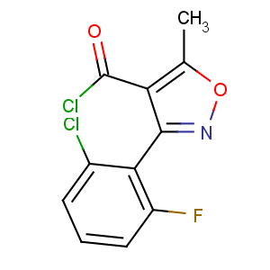 CAS No:69399-79-7 3-(2-chloro-6-fluorophenyl)-5-methyl-1,2-oxazole-4-carbonyl chloride