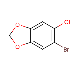 CAS No:6941-70-4 1,3-Benzodioxol-5-ol,6-bromo-