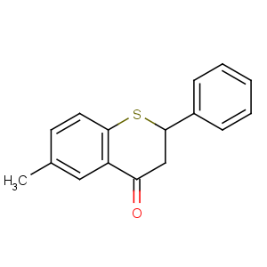 CAS No:6948-60-3 4H-1-Benzothiopyran-4-one,2,3-dihydro-6-methyl-2-phenyl-