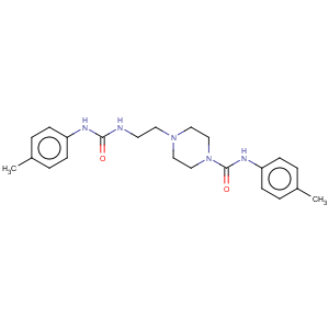 CAS No:6951-25-3 1-Piperazinecarboxamide,N-(4-methylphenyl)-4-[2-[[[(4-methylphenyl)amino]carbonyl]amino]ethyl]-