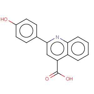 CAS No:6952-34-7 4-Quinolinecarboxylicacid, 2-(4-hydroxyphenyl)-