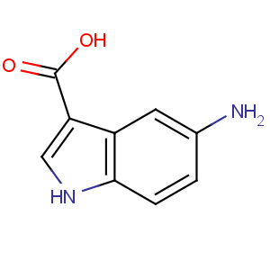 CAS No:6960-44-7 1H-Indole-3-carboxylicacid, 5-amino-