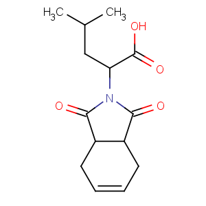 CAS No:69705-72-2 2-(1,3-Dioxo-1,3,3a,4,7,7a-hexahydro-isoindol-2-yl)-4-methyl-pentanoic acid