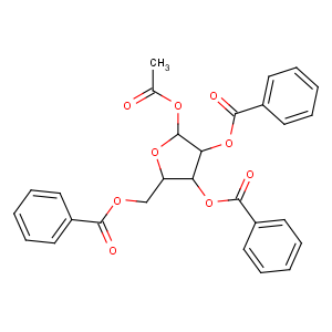 CAS No:6974-32-9 [(2R,3R,4R,5S)-5-acetyloxy-3,4-dibenzoyloxyoxolan-2-yl]methyl benzoate