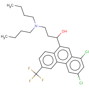 CAS No:69756-53-2 9-Phenanthrenemethanol,1,3-dichloro-a-[2-(dibutylamino)ethyl]-6-(trifluoromethyl)-