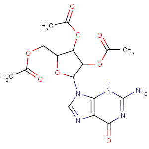 CAS No:6979-94-8 [(2R,3R,4R,5R)-3,<br />4-diacetyloxy-5-(2-amino-6-oxo-3H-purin-9-yl)oxolan-2-yl]methyl acetate