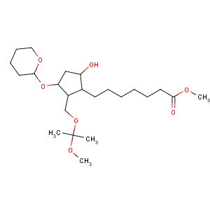 CAS No:69810-10-2 methyl<br />7-[(1R,2S,3R,<br />5S)-5-hydroxy-2-(2-methoxypropan-2-yloxymethyl)-3-(oxan-2-yloxy)<br />cyclopentyl]heptanoate