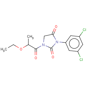 CAS No:69908-56-1 2,4-Imidazolidinedione,3-(3,5-dichlorophenyl)-1-(2-ethoxy-1-oxopropyl)-