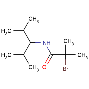 CAS No:69959-91-7 2-bromo-N-(2,4-dimethylpentan-3-yl)-2-methylpropanamide