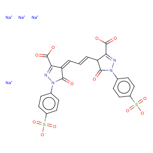 CAS No:70024-44-1 1H-Pyrazole-3-carboxylicacid,4-[3-[3-carboxy-1,5-dihydro-5-oxo-1-(4-sulfophenyl)-4H-pyrazol-4-ylidene]-1-propen-1-yl]-5-hydroxy-1-(4-sulfophenyl)-,sodium salt (1:4)