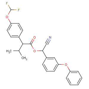CAS No:70124-77-5 [cyano-(3-phenoxyphenyl)methyl]<br />2-[4-(difluoromethoxy)phenyl]-3-methylbutanoate
