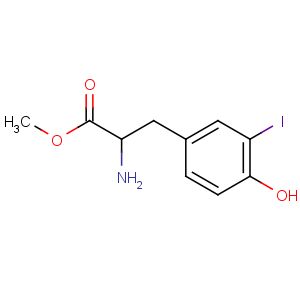 CAS No:70277-02-0 methyl (2S)-2-amino-3-(4-hydroxy-3-iodophenyl)propanoate