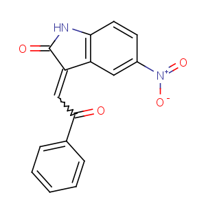 CAS No:70452-32-3 5-nitro-3-phenacylidene-1H-indol-2-one