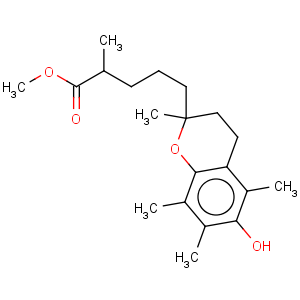 CAS No:7047-69-0 2H-1-Benzopyran-2-pentanoicacid, 3,4-dihydro-6-hydroxy-a,2,5,7,8-pentamethyl-, methyl ester