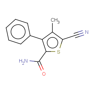 CAS No:70541-99-0 2-Thiophenecarboxamide,5-cyano-4-methyl-3-phenyl-