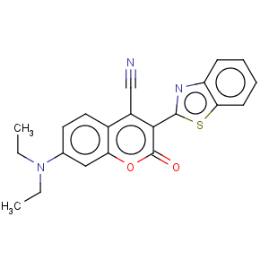 CAS No:70546-25-7 2H-1-Benzopyran-4-carbonitrile,3-(2-benzothiazolyl)-7-(diethylamino)-2-oxo-
