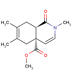 CAS No:70569-66-3 4a(2H)-Isoquinolinecarboxylicacid, 1,5,8,8a-tetrahydro-2,6,7-trimethyl-1-oxo-, methyl ester, (4aR,8aS)-rel-