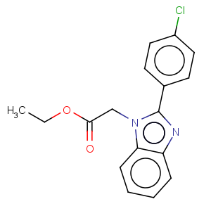 CAS No:705970-56-5 1H-Benzimidazole-1-aceticacid, 2-(4-chlorophenyl)-, ethyl ester