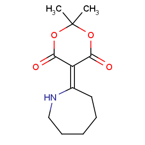 CAS No:70912-54-8 1,3-Dioxane-4,6-dione,5-(hexahydro-2H-azepin-2-ylidene)-2,2-dimethyl-
